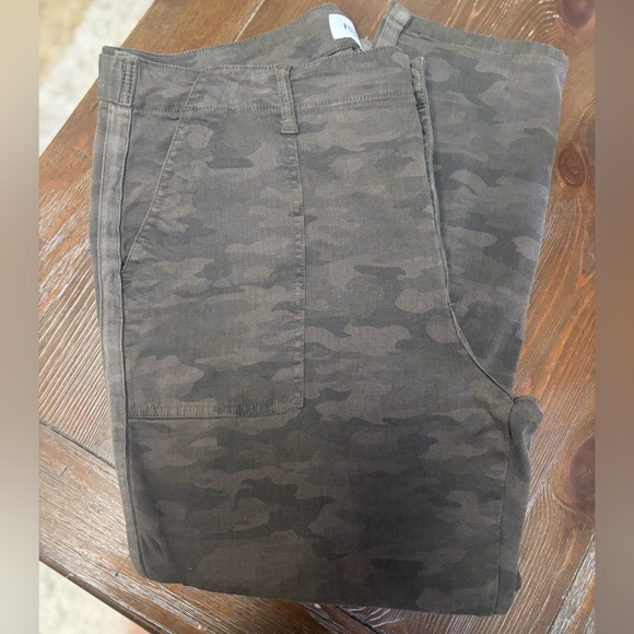 PISTOLA Olive Camouflage Cargo Utility Pants High Rise Relaxed Trousers Sz 33 - Picture 7 of 12